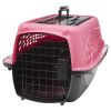 2 Door Top Load Pet Kennel; Pink; 19"L