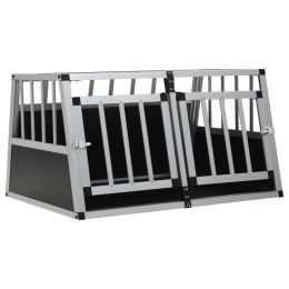 vidaXL Dog Cage with Double Door 35"x27.2"x19.7"