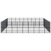 vidaXL Outdoor Dog Kennel Steel 803.5 ftÂ²