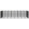 vidaXL Outdoor Dog Kennel Steel 317.4 ftÂ²