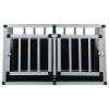 vidaXL Dog Cage with Double Door 35"x27.2"x19.7"