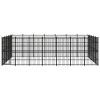 vidaXL Outdoor Dog Kennel Steel 347.2 ftÂ²