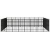 vidaXL Outdoor Dog Kennel Steel 634.9 ftÂ²