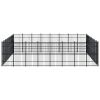 vidaXL Outdoor Dog Kennel Steel 634.9 ftÂ²