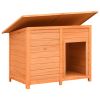 vidaXL Dog Cage Solid Pine & Fir Wood 47.2"x30.3"x33.9"