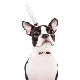 Dog Cat Headgear Dress Up Trick Props Dress Up (Option: Syringe-M)