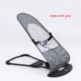 New Portable Dog Rocking Chair Pet Products (Option: Single Mesh Gray-Bag)