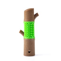 Pet Bite Toy Molar Rod Teeth Cleaning (Color: green)