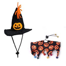 Halloween Cat Hat Scarf Set (Option: B94125 Black Pumpkin)