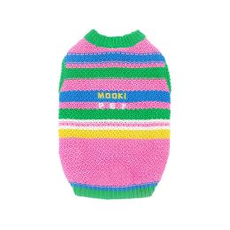 Dog Clothes Vest Small And Medium Size Clothing (Option: Pink And Green-XXS)