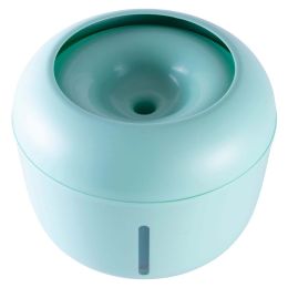 Pet Life 'Moda-Pure' Ultra-Quiet Filtered Dog and Cat Fountain Waterer (Color: green)