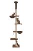 Roypet Upgraded Stable Adjustable 87"-116"Tall Cat Climbing Tree with Perches with Fixing Tool