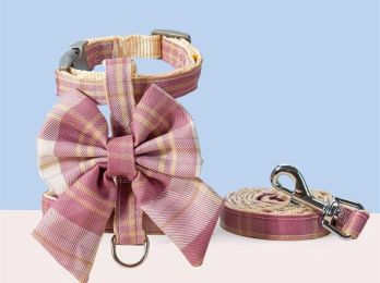 Dog Skirt Hand Holding Rope Small And Medium Pet Supplies (Option: Dream pink Ishaped-M)